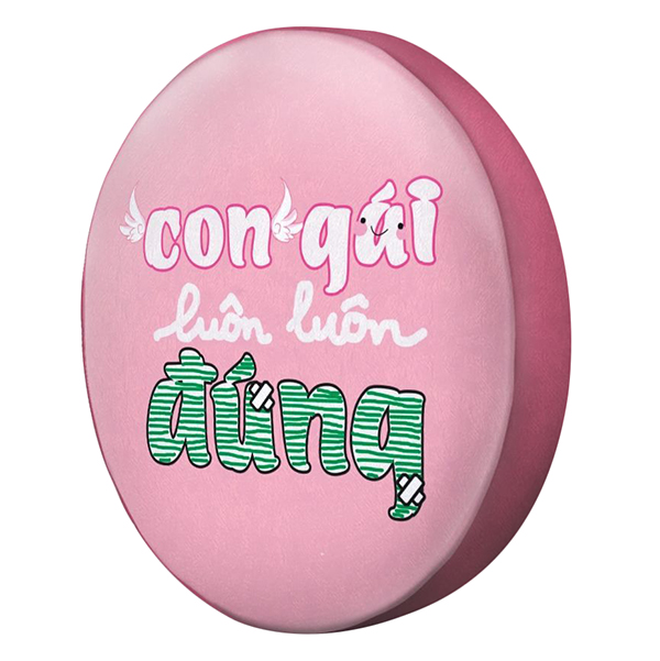 Gối tròn con gái luôn đúng  - GOFU324