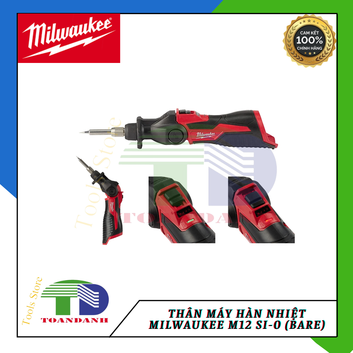 Thân Máy hàn nhiệt Milwaukee M12 SI-0 (bare)