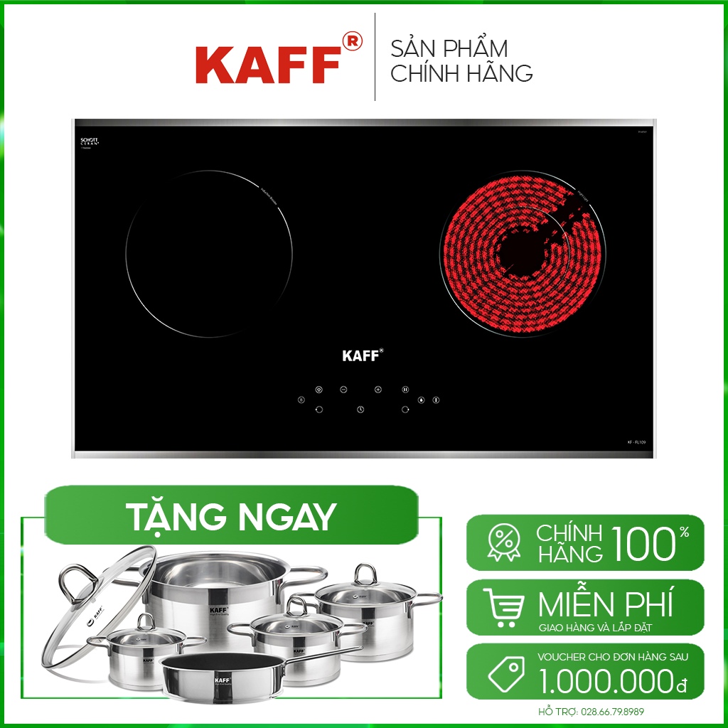 Bếp điện từ kết hợp hồng ngoại KAFF KF-FL109 - Sản phẩm chính hãng