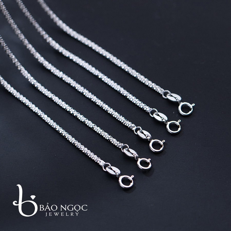 Dây Chuyền Nữ, Dây Chuyền Bạc Nữ S925 Thanh Lịch Thời Trang - DB2776 - Bảo Ngọc Jewelry