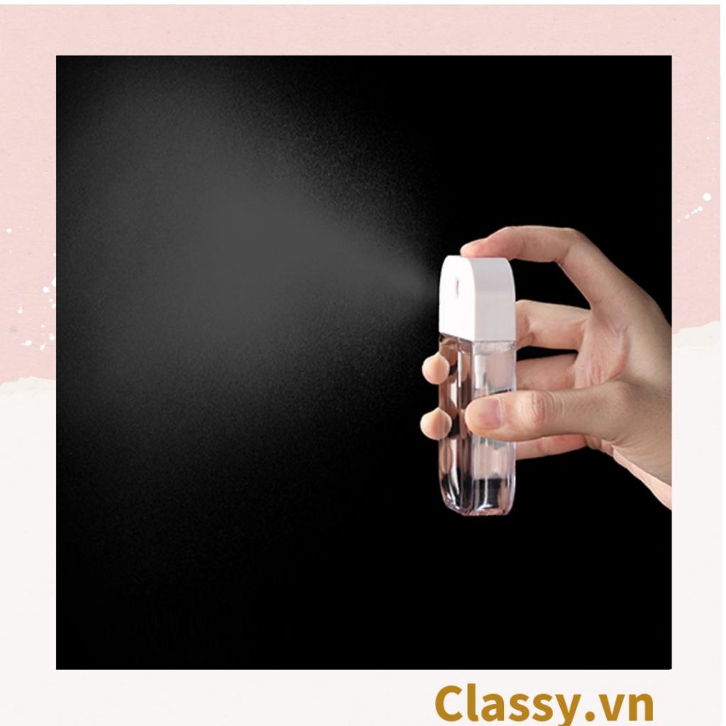 Bình xịt dạng phun sương  Classy 45ml, dùng để chiết mỹ phẩm tiện lợi mang theo bên người PK1255