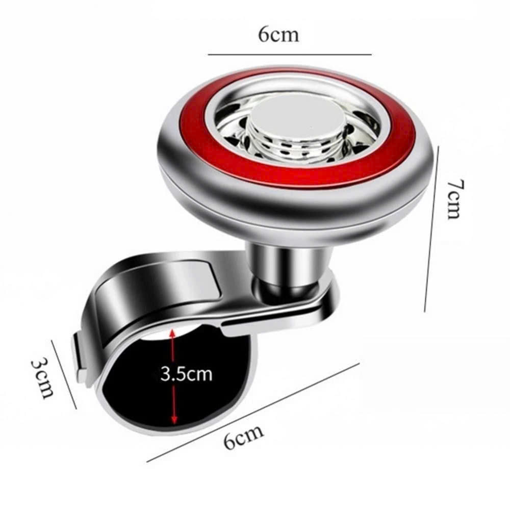 Núm Xoay Trợ Lực Lái Ô Tô Siêu Nhẹ – Xoay 360° Mượt, Lái Xe Nhẹ Tay Bất Ngờ