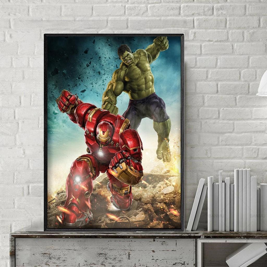 Tranh canvas marvel decor phòng khách, phòng ngủ