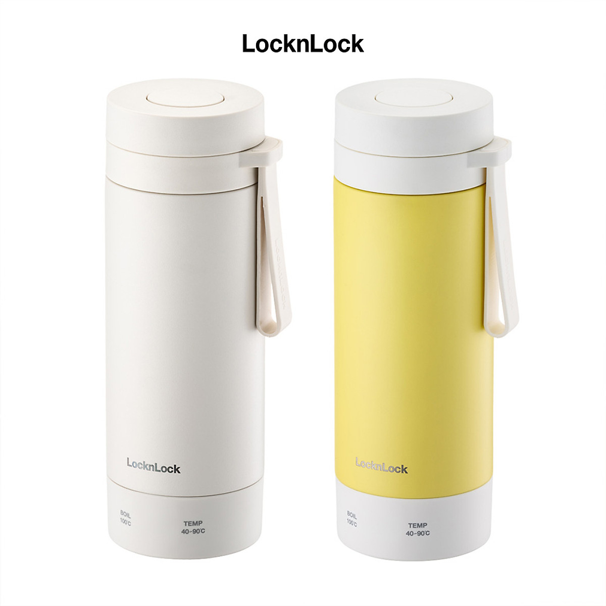 Bình đun giữ nhiệt LocknLock 300ml EJC723IVY, Hàng chính hãng, thép không gỉ, giữ ấm 8 cấp độ - JoyMall