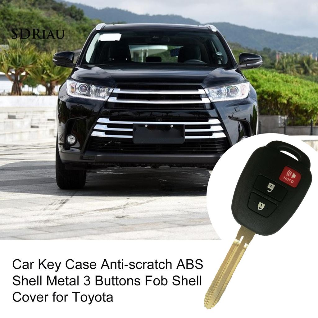 Vỏ Bọc Chìa Khóa Chống Trầy 3 Nút Bấm Cho Xe Toyota