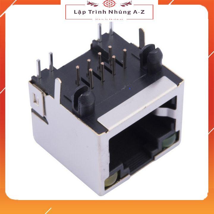 [Lập Trình Nhúng A-Z][G38] Cổng RJ45 8P Có Đèn