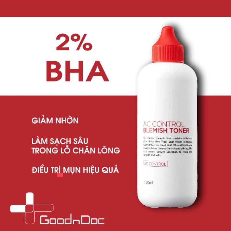 Nước Hoa Hồng GoodnDoc Ac Control Blemish Emulsion 150ml