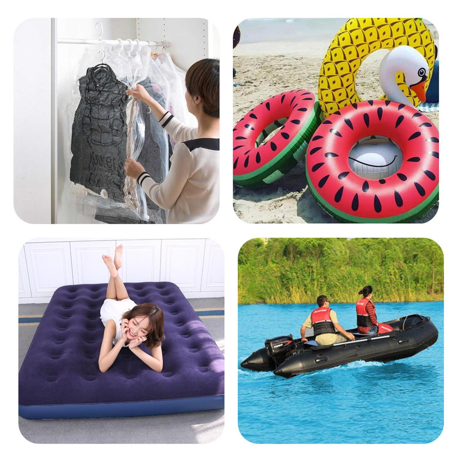 Electric Air Pump, Portable Air Pump for Inflatables, Rechargeable Air Mattress Pump, Battery Powerd Air Pump for Inflatable Toy, Swimming Pool