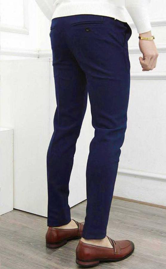 Quần Tây Nam Xanh Than Dáng Ôm Hàn Quốc XANHTHAN04