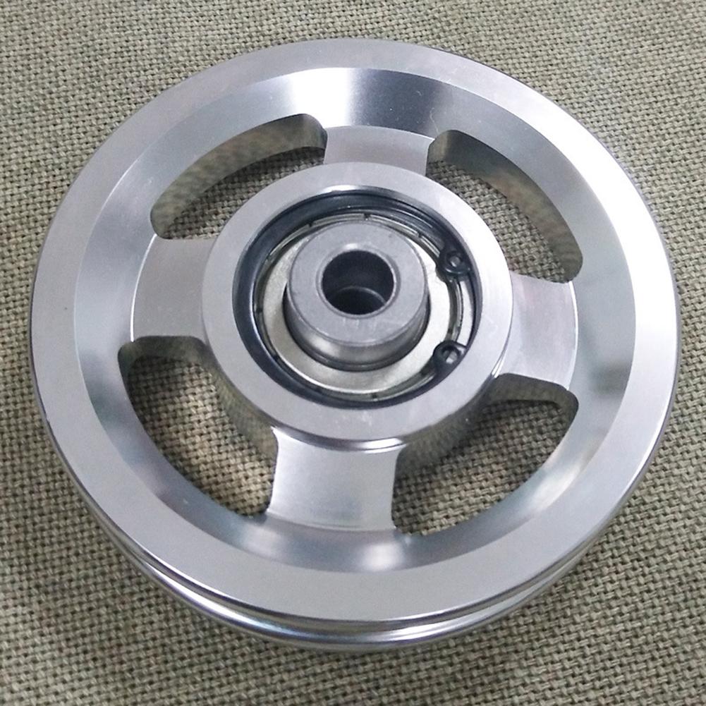 Thiết bị phòng tập thể dục bánh xe Tough ALUMINUM Hợp kim vòng ròng rọc Bề mặt mịn dễ thay thế bộ phận tập thể dục của bánh xe ròng rọc Color: 114mm