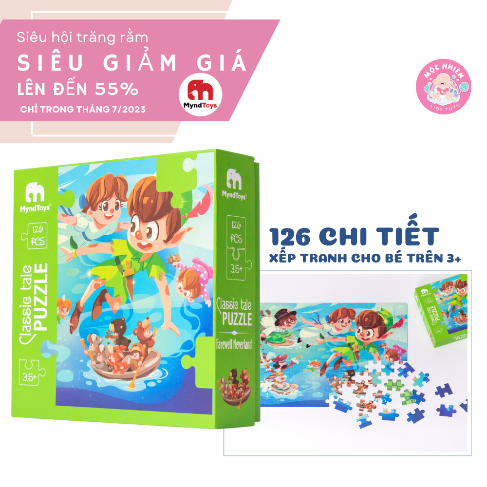 Đồ Chơi Xếp Hình MyndToys Classic Tale Puzzle Farewell Neverland Dành Cho Các Bé Trên 3 tuổi rưỡi