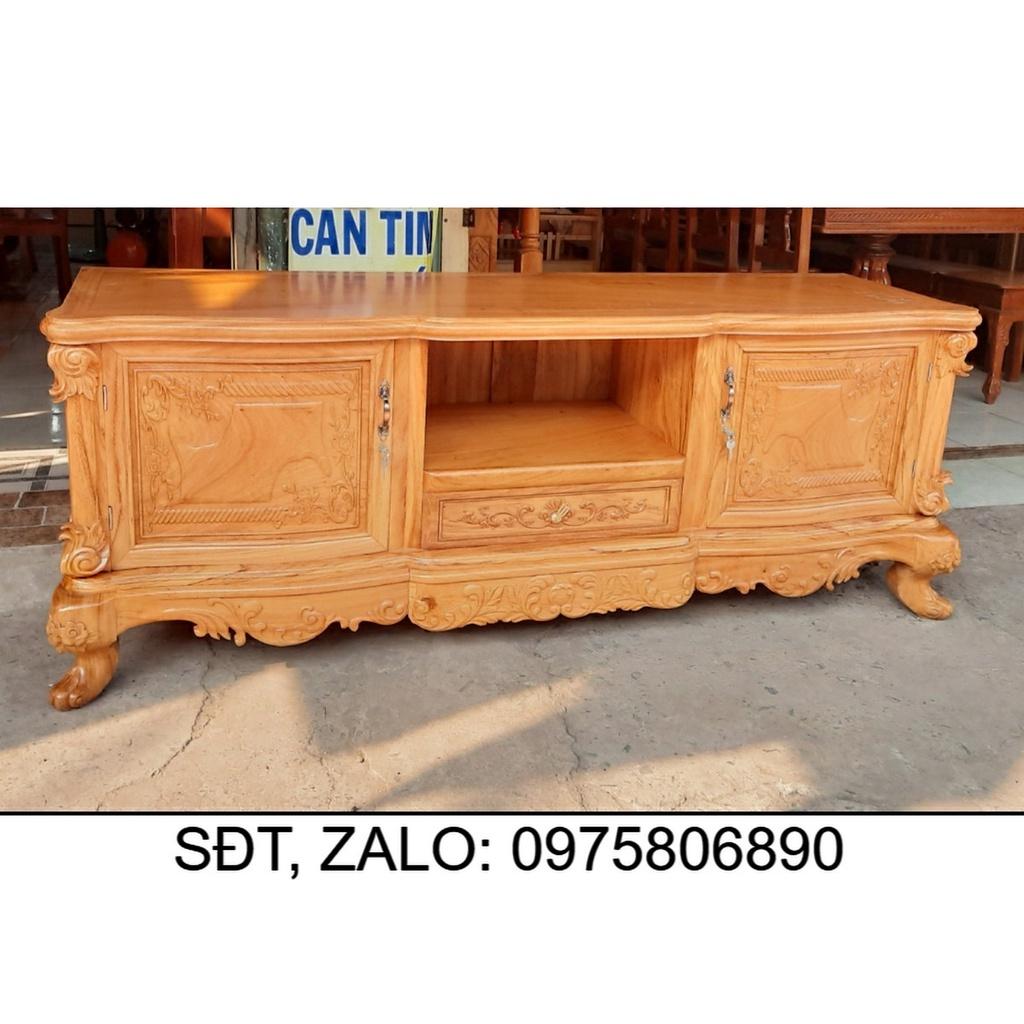 KỆ TIVI GỖ GÕ ĐỎ 1M80, TỦ TIVI BẰNG GỖ , KỆ TỦ PHÒNG KHÁCH TIVI