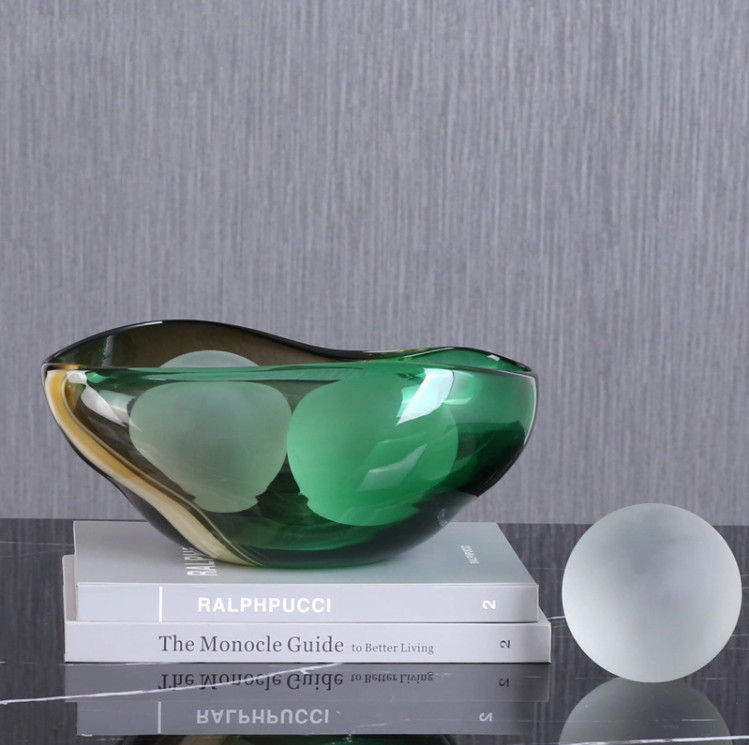 Tô trái cây BANGLE GLASS FRUIT BOWL