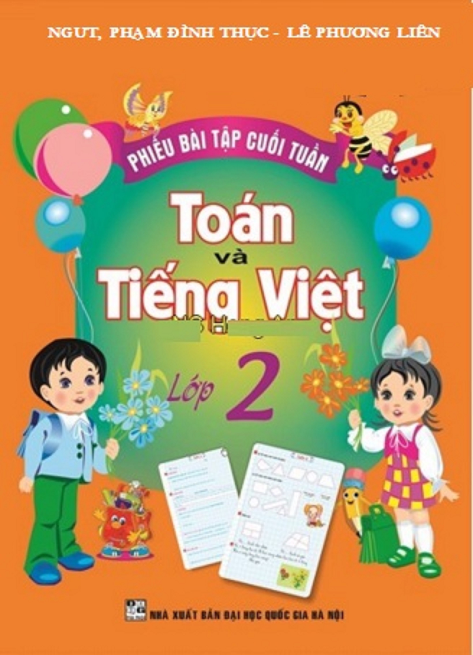 Phiếu Bài Tập Cuối Tuần Toán-Tiếng Việt Lớp 2 - HA