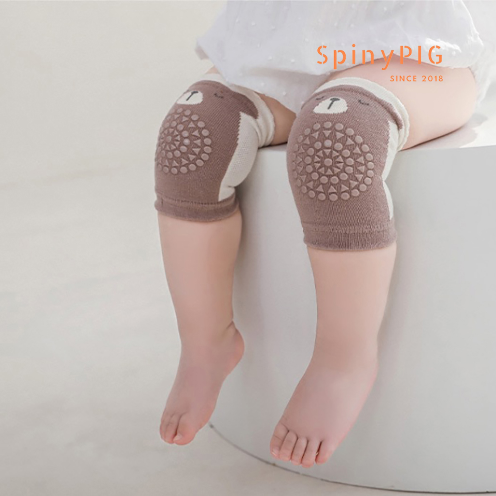 Tất bảo vệ đầu gối cho bé tập bò tập đi chống trượt chất liệu cotton mềm mại hàng loại dày