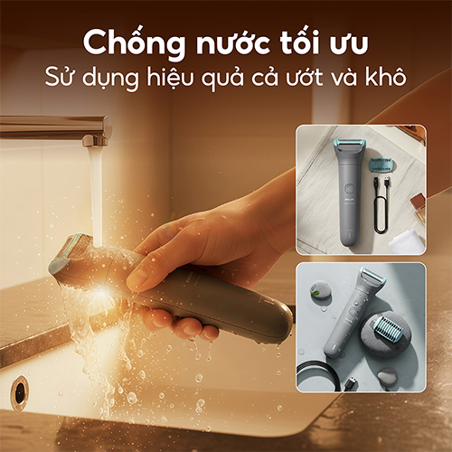 Máy làm sạch lông cho nam Philips Body Groomer 3000 Series BG3470/15 - Hàng chính hãng