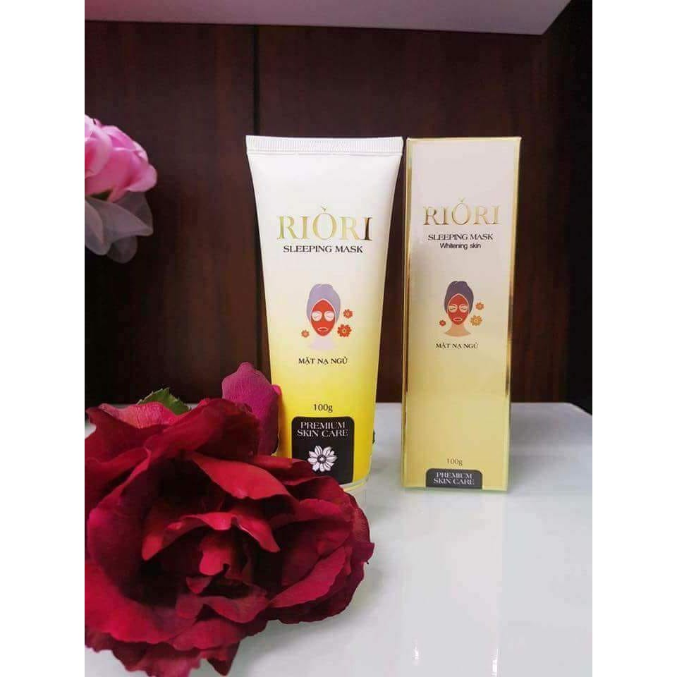 Mặt Nạ Ngủ Riori Sleeping Mask (100g) - Tặng Kèm Vòng Tay Phong Thủy May Mắn