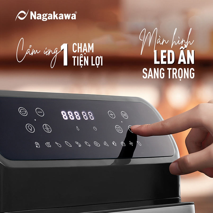 Nồi chiên không dầu Nagakawa NAG3306 (12 Lít) - Hàng chính hãng