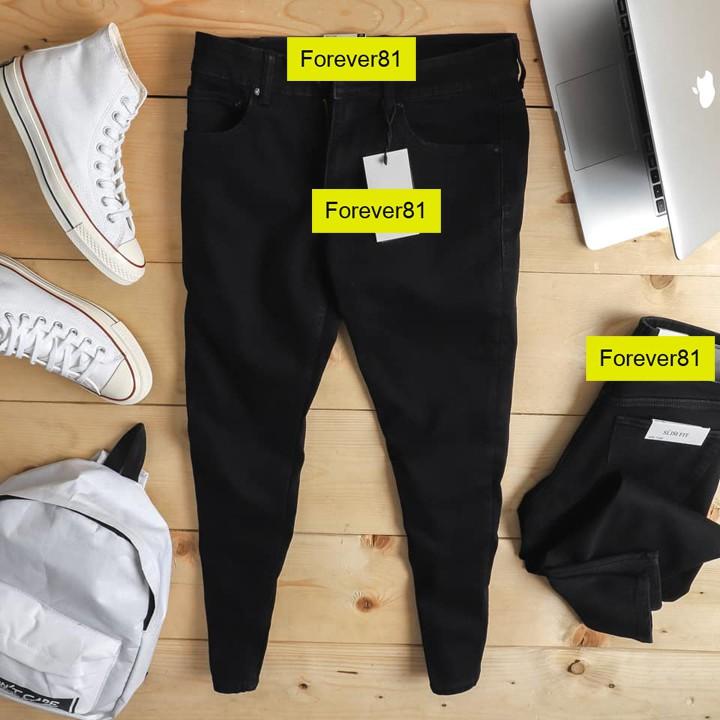 Quần Jean đen Nam Form Slimfit