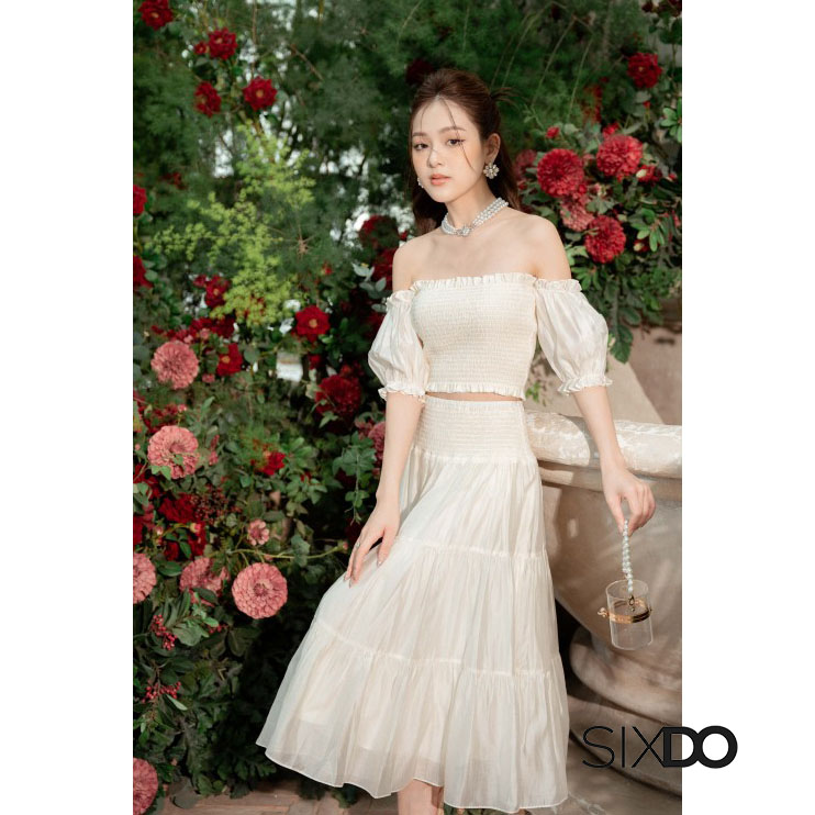 Chân váy to bo chun cạp cao thời trang SIXDO