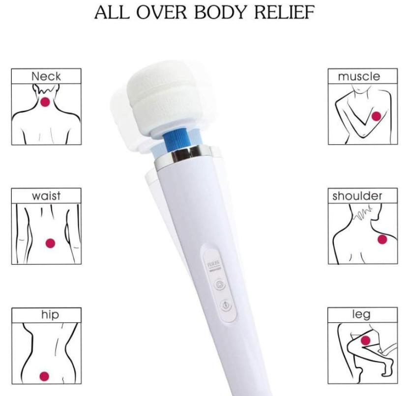 Máy Mát Xa HV280 Không Dây Pin Sạc 100% Seal Chính Hãng, Máy Massage HV280 Maggic Wand 10 Kiểu Tốc Độ Mạnh Mẽ Bản Nâng Cấp