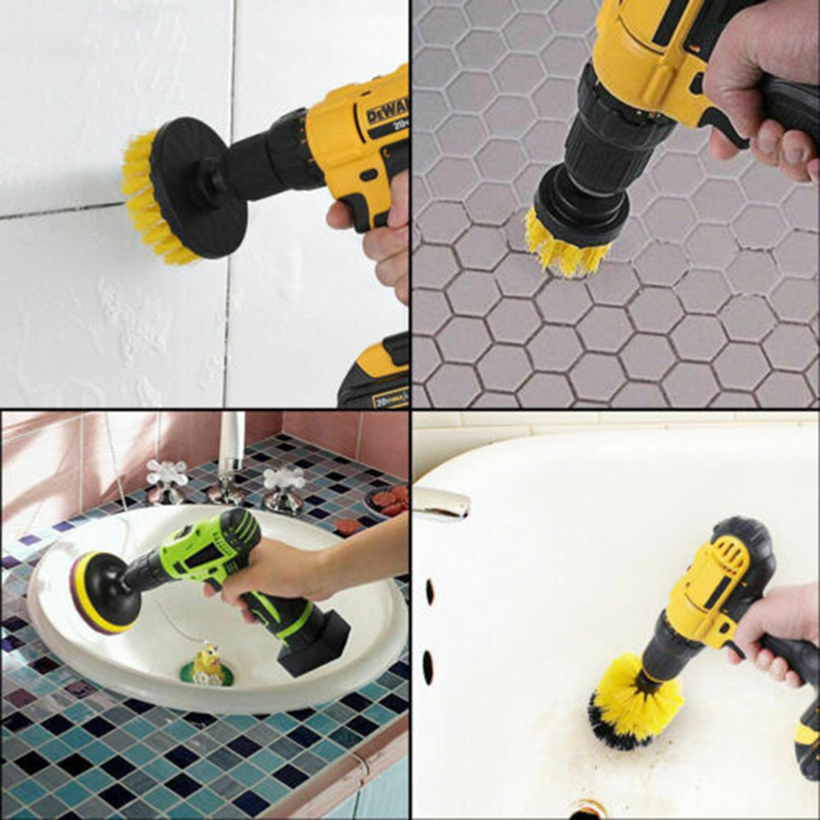 Bộ 6 dụng cụ vệ sinh chà ron gạch sàn