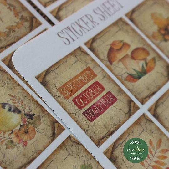 Sticker sheet - sticker dán, trang trí sổ nhật kí, sổ tay | Bullet journal sticker - un029
