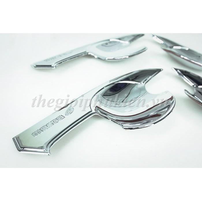 Bộ ốp tay nắm, hõm cửa xe Mazda 6 mạ Crom