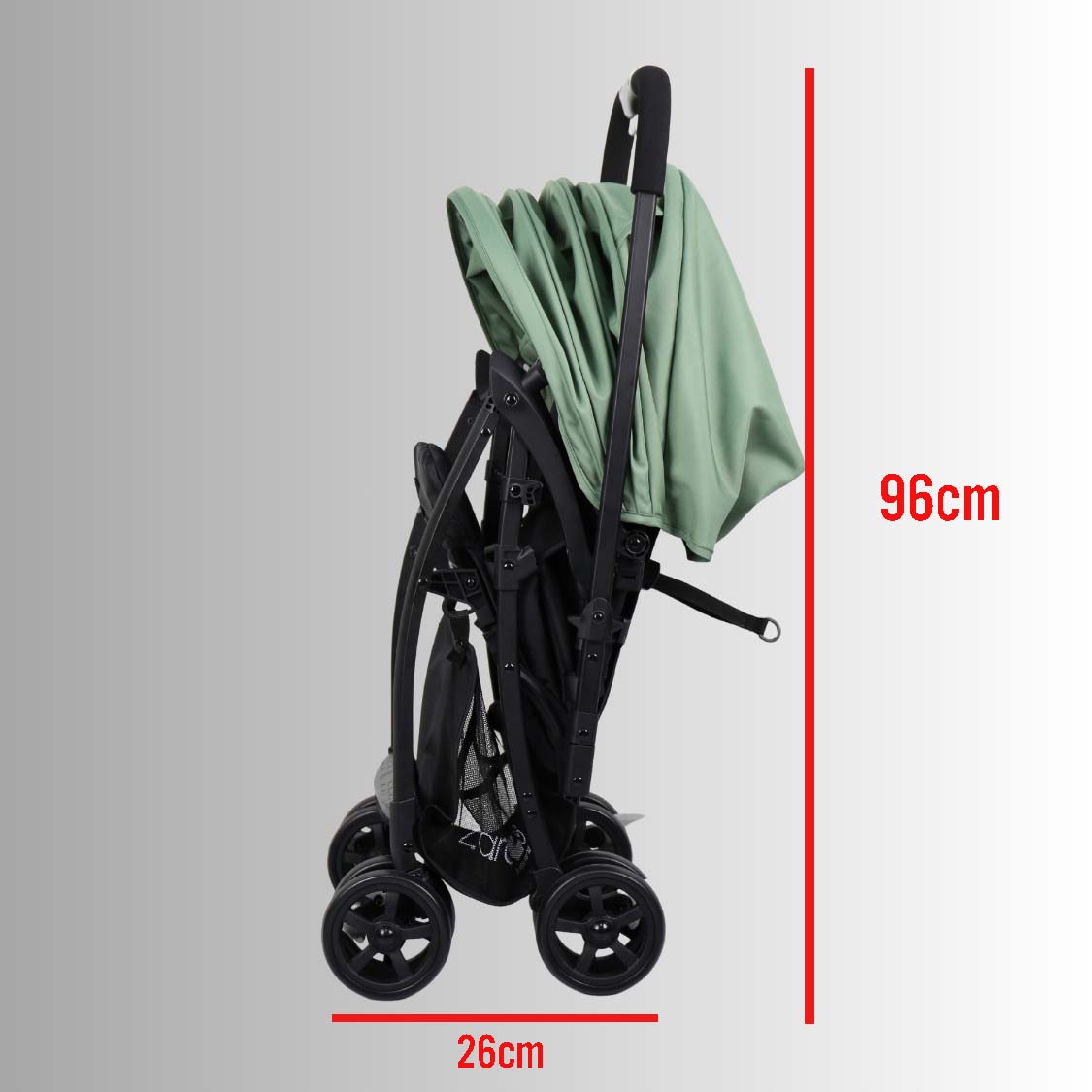 Xe đẩy cho bé Zaracos Aliko 9056 Green Khaki – Zaracos Việt Nam