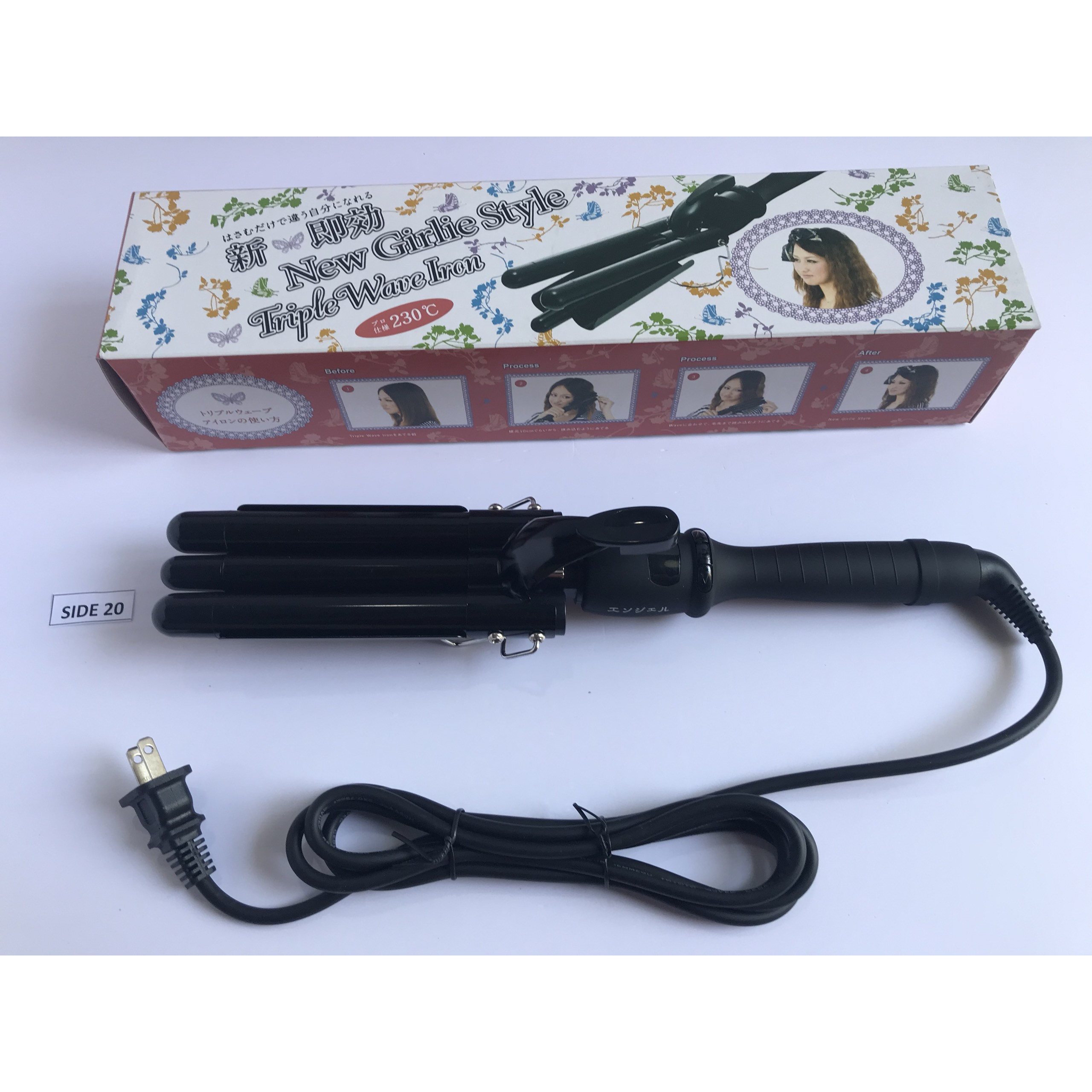 LỌN UỐN TÓC 3 ỐNG CÔ GÁI