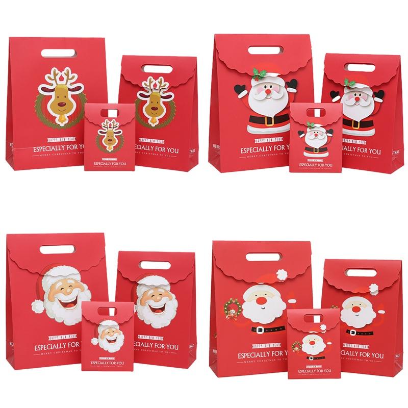 Set 3 túi giấy đựng quà giáng sinh