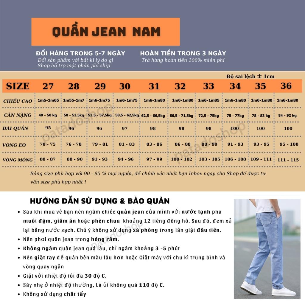 Quần jean nam dáng baggy ống rộng mẫu HOTTREND mới về