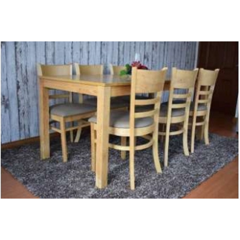 Bộ bàn ăn CB tự nhiên 6 ghế