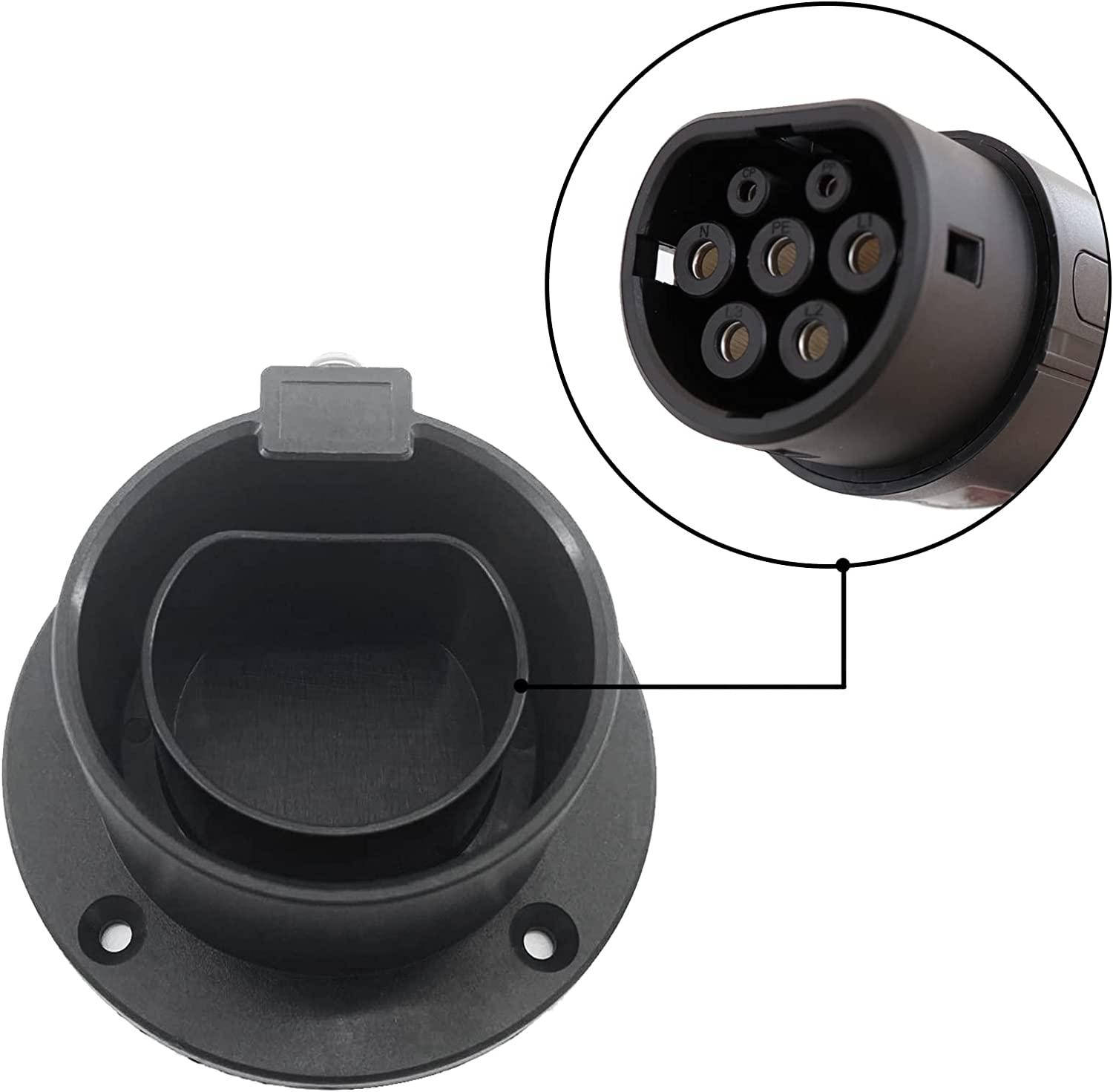 Giá treo tường loại 2 cho cáp Giá đỡ cáp sạc Đầu nối EVSE loại 2 IEC 62196-2 Giá đỡ cáp sạc xe điện