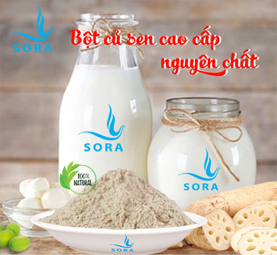 Sora Bột củ sen cao cấp nguyên chất