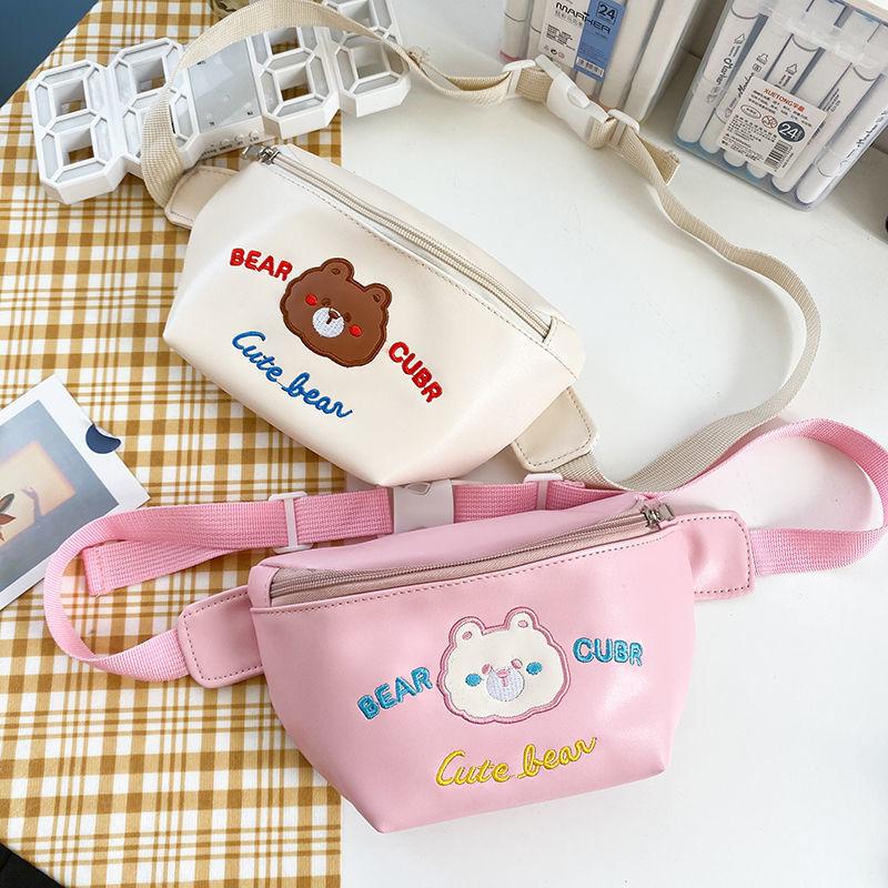 Japanese Students WildinsKorean Style Slanted Chest Bag Women2020New Fashion Net Popular Cute Bear Purse