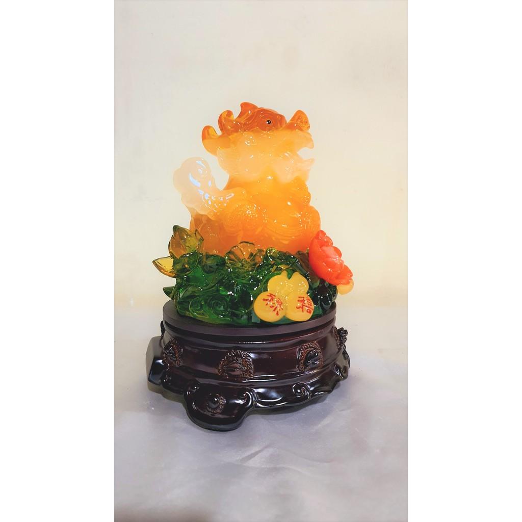 Tượng tỳ hưu phong thủy đế xoay cao 20cm, sản phẩm chất lượng