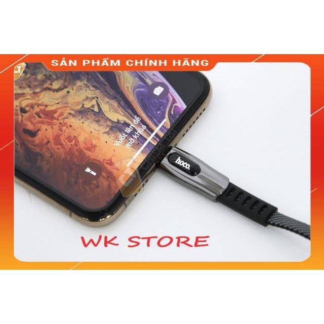 Cáp sạc nhanh Hoco u70 dây kim loại (iphone,type c,micro) -Hàng chính hãng