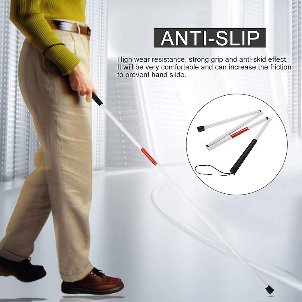 Stick đi bộ cho cái nạng chống trượt mía mù, nhôm, 124cm