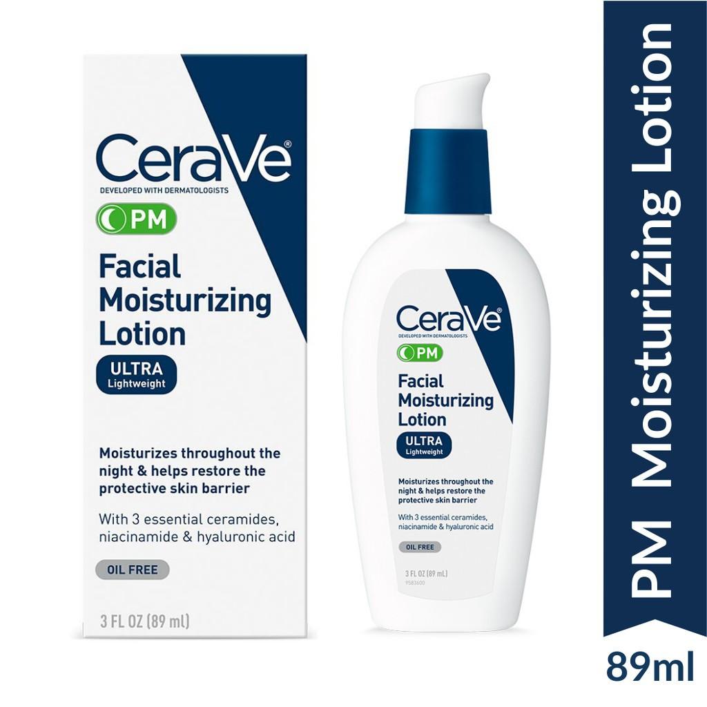 Kem dưỡng da ban đêm CeraVe PM Facial Moisturizing Lotion 89ml 