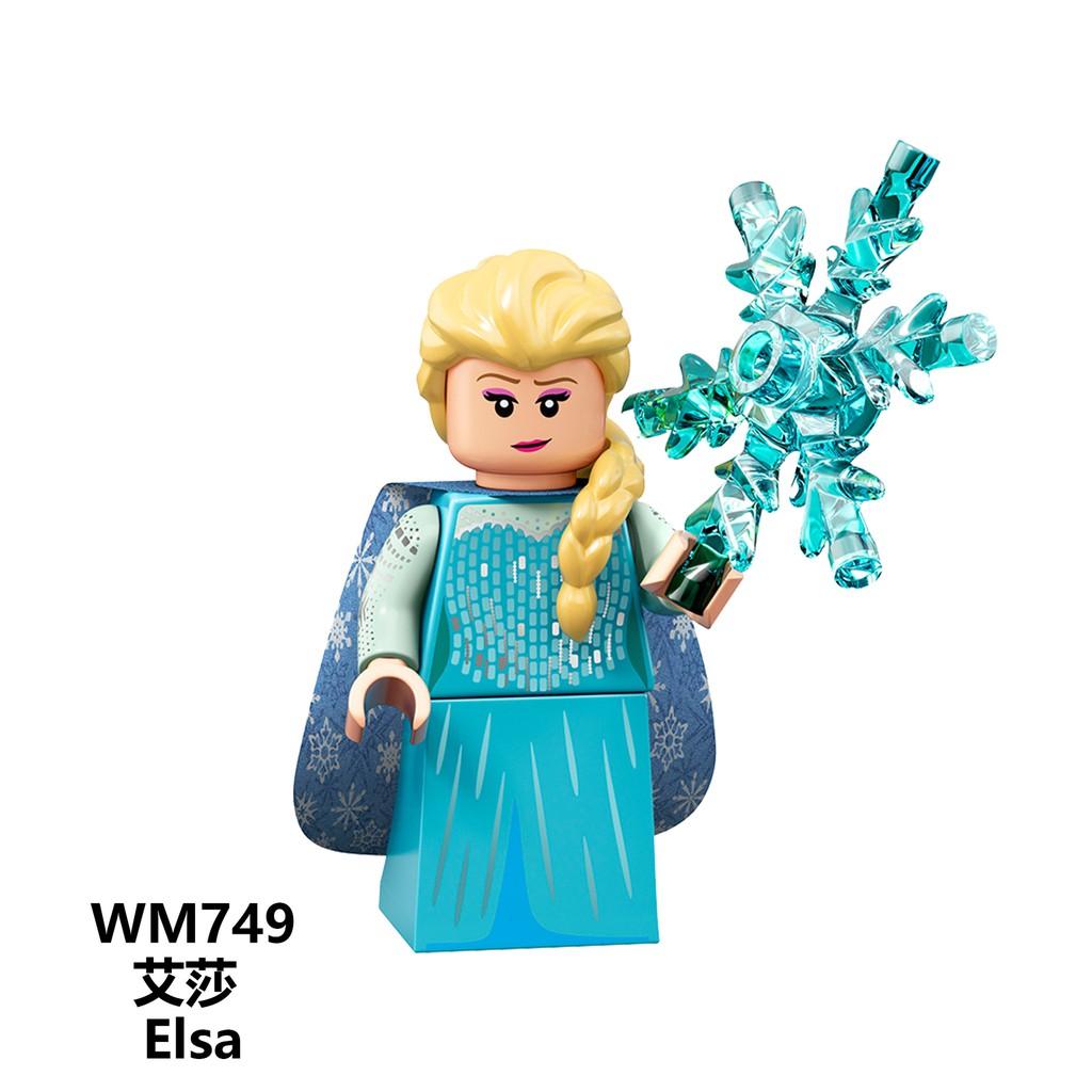 Đồ chơi Lắp ráp minifigLắp ráp Mô hình Nhân vật Công chúa Băng giáphim Frozen WM749 WM750