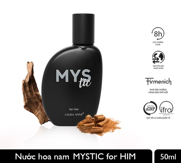 Bộ đôi nước hoa và sữa tắm Laura anne Mystic for Him