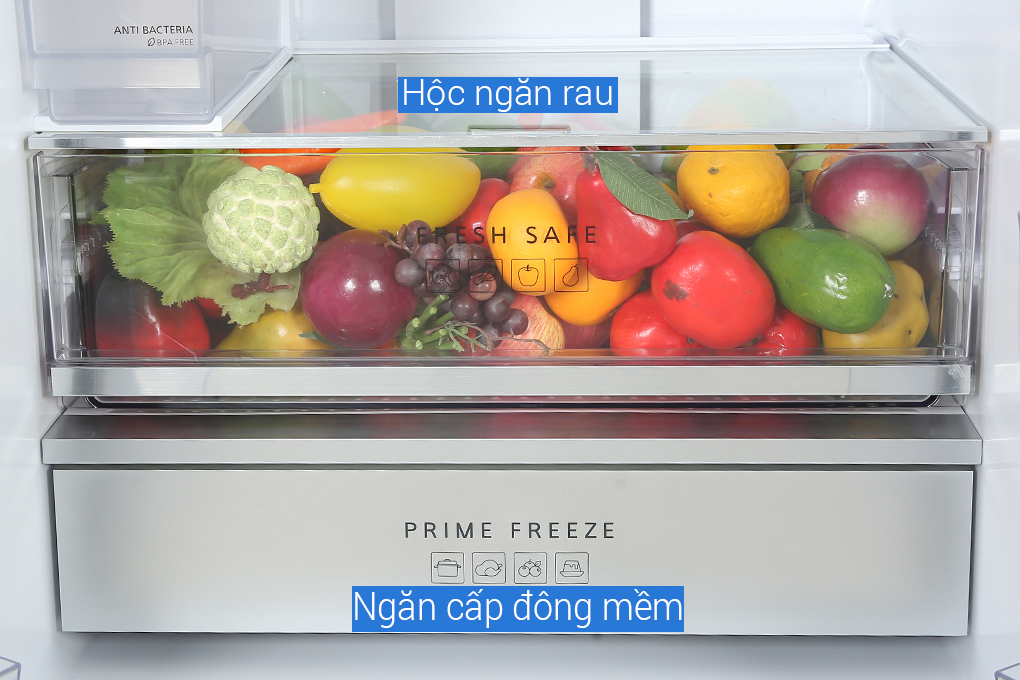 Tủ lạnh Panasonic NR-CW530XMMV 3 cửa 495 Lấy nước ngoài, Làm đá tự động, Hàng chính hãng, chỉ giao Tại Hà Nội