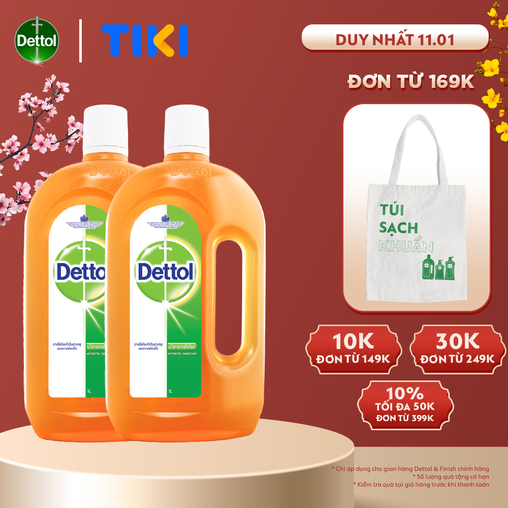 Combo 2 dung dịch diệt khuẩn 1L
