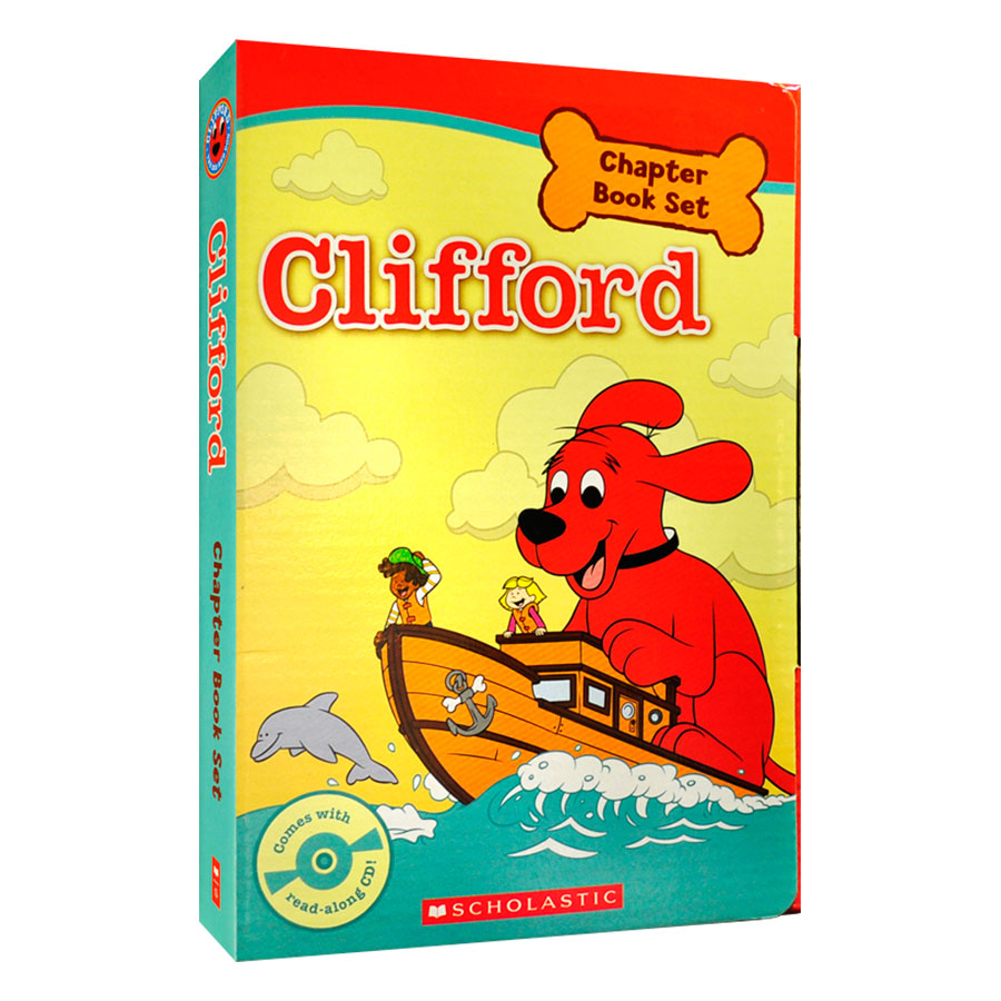 [Hàng thanh lý miễn đổi trả] Clifford Chapter Book Box Set (With CD)