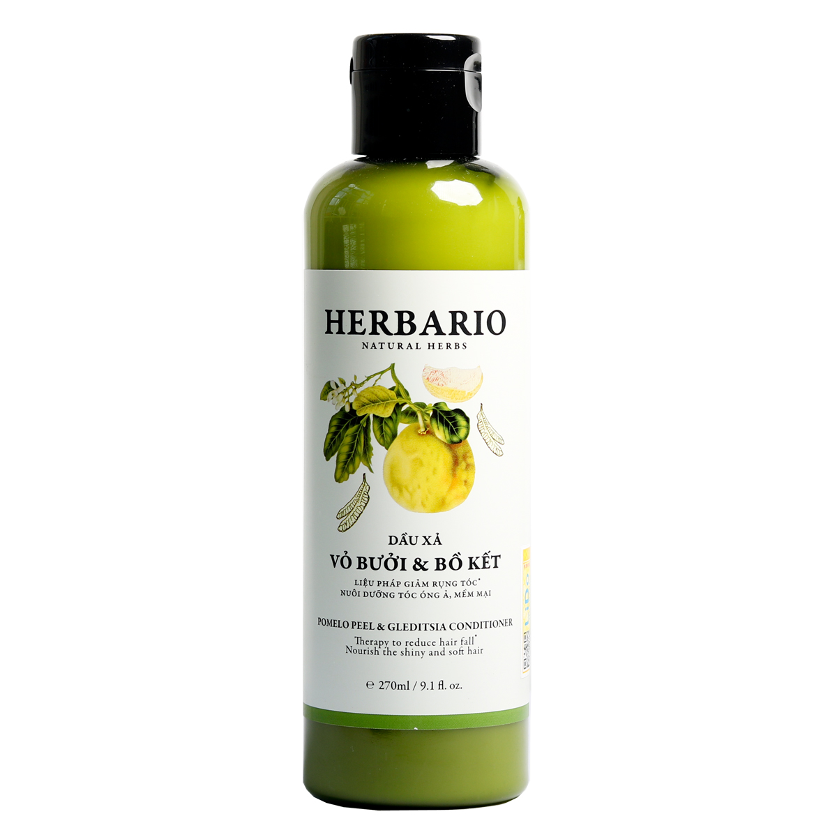 Dầu xả từ vỏ bưởi và bồ kết herbario 300ml