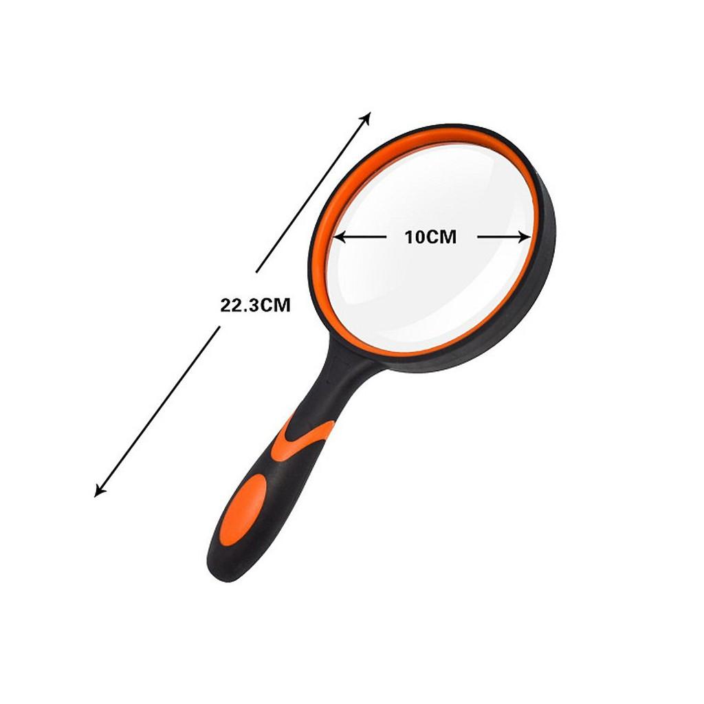 Kính lúp cầm tay đọc sách báo, soi mạch 100mm 3X