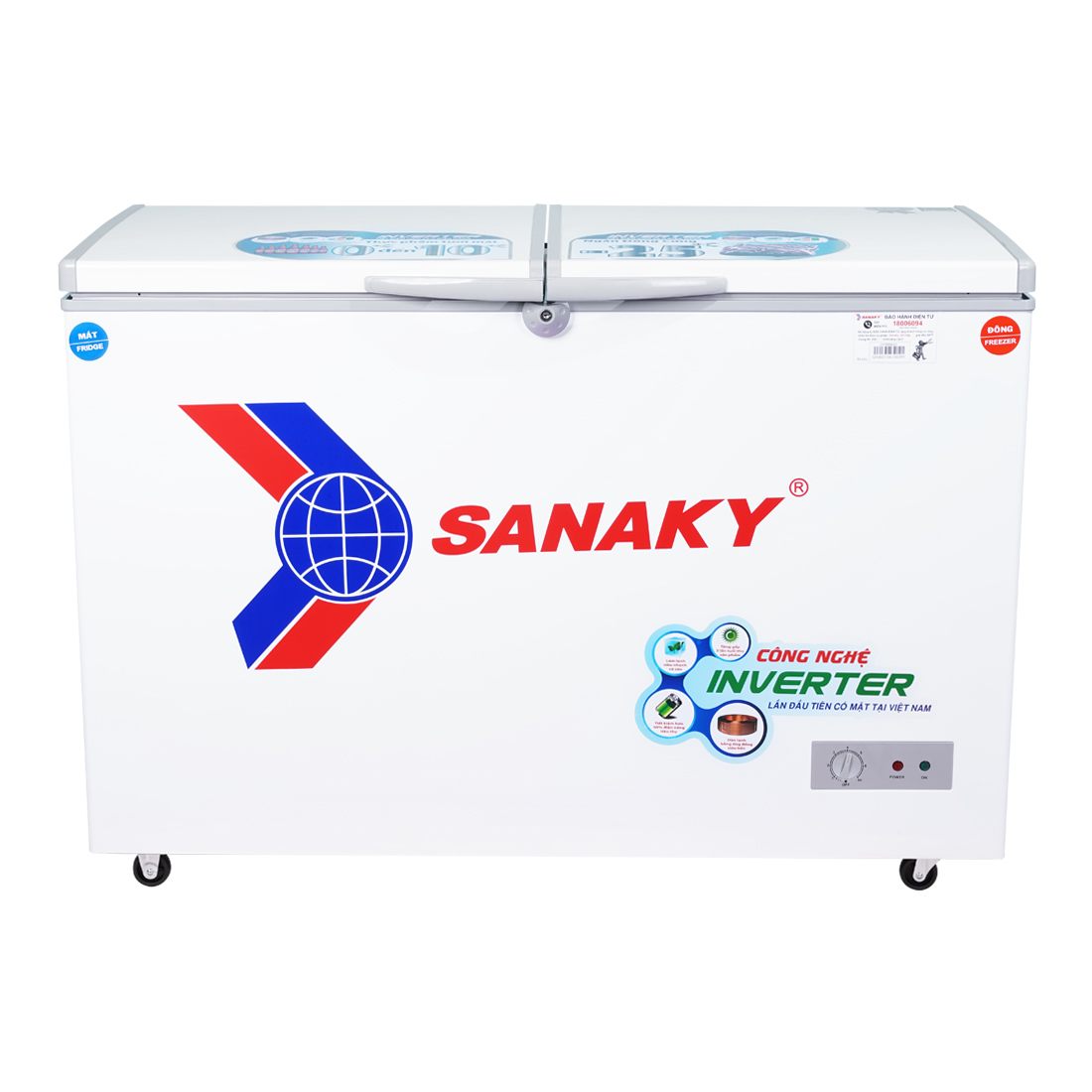 Tủ đông Inverter Sanaky VH-3699W3 360 lít - Hàng Chính Hãng - Chỉ Giao Hồ Chí Minh