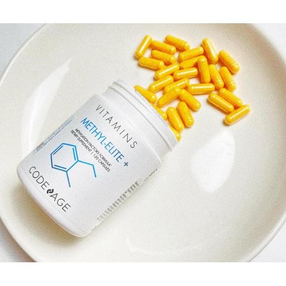 HÀNG NHẬP KHẨU-Viên Uống Bổ Não Code Age Methyl-Elite+ Giảm Stress Cải Thiện Trí Nhớ Khó Ngủ Tiền Đình Code Age Vitamins