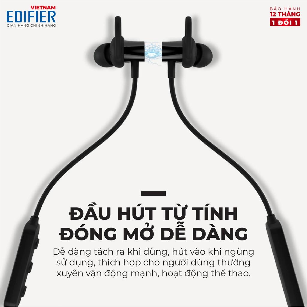 Tai nghe Bluetooth 5.1 EDIFIER W200BT Plus Âm thanh Stereo Chống nước IP54 - Hàng chính hãng